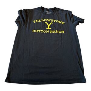 Yellowstone Dutton Ranch Black T-Shirt Size L